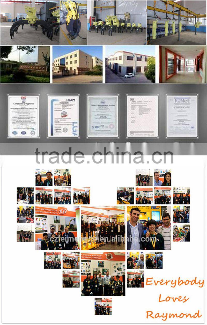 factory price high quality hydraulic stone grapple