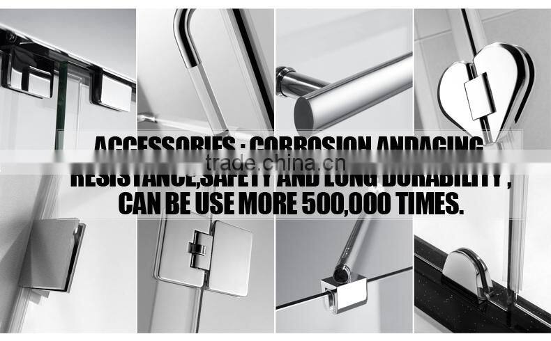 rectangle tempered glass shower enclosure bathroom shower cabin with frame aluminium alloy