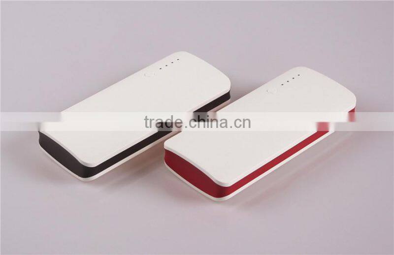 fashionalbe 5V/1A 5V/2.1A dual output power bank for hp
