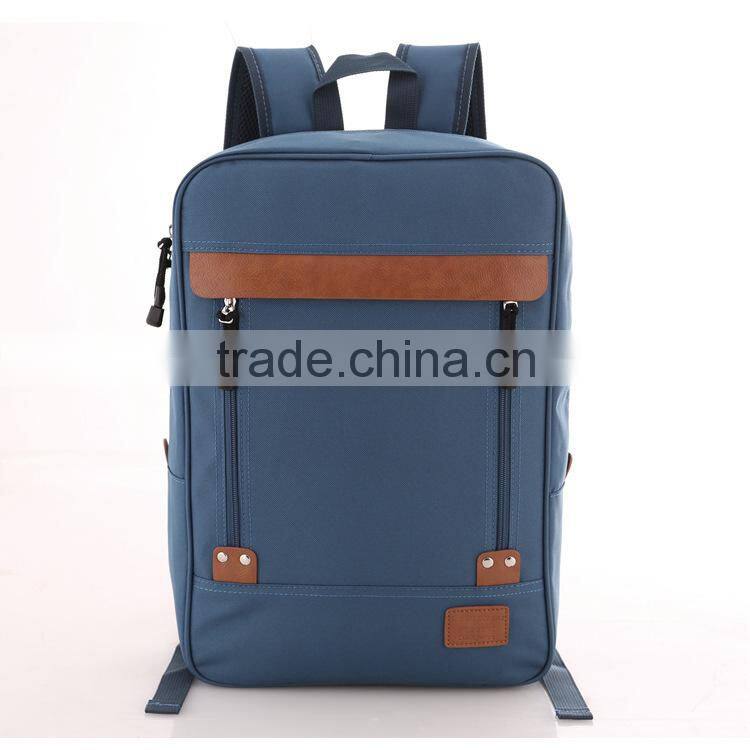 2016 Wholesale backpack Fashion soft Canvas Backpack men's sport backpack