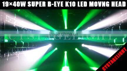 19X40W LED Super K10 Bee Eye Moving Head Stage Beam Light
