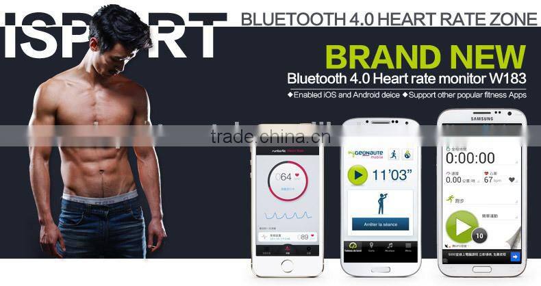 iOS and Android smart phone Bluetooth Heart Rate strap