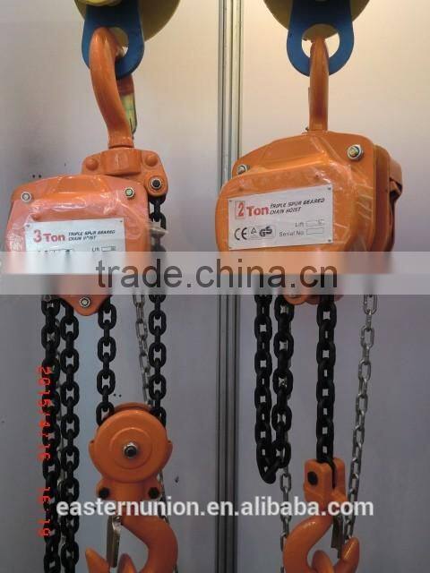 China manufacturer hand VT chain hoist high quality chain pulley block