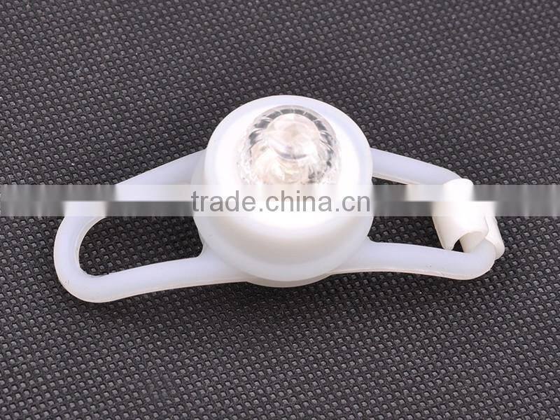 Silicone White LED Bicycle Light for Outdoor Wholesale