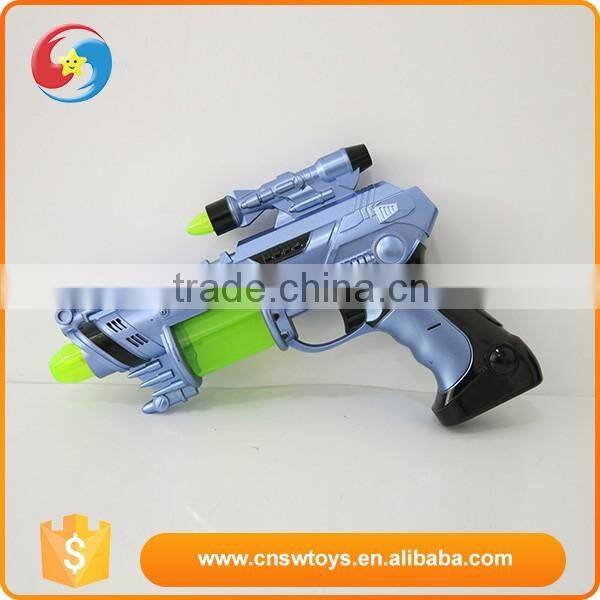 B/O electronic flashing led toys plastic shooting gun with sound and light