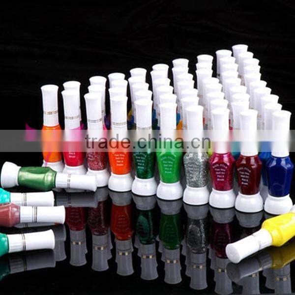 Colorful two way use nail polish pen