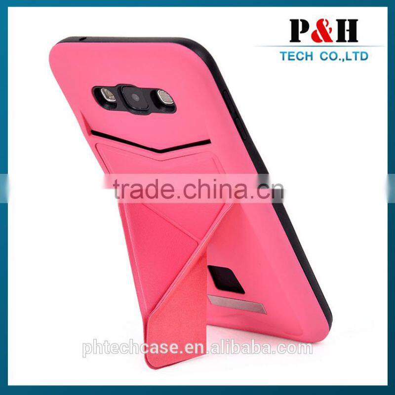 Cell Phone PU Leather Protector Case for Samsung Galaxy E7