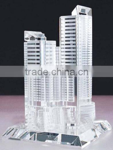 high quality good quality buliding shape crystal model
