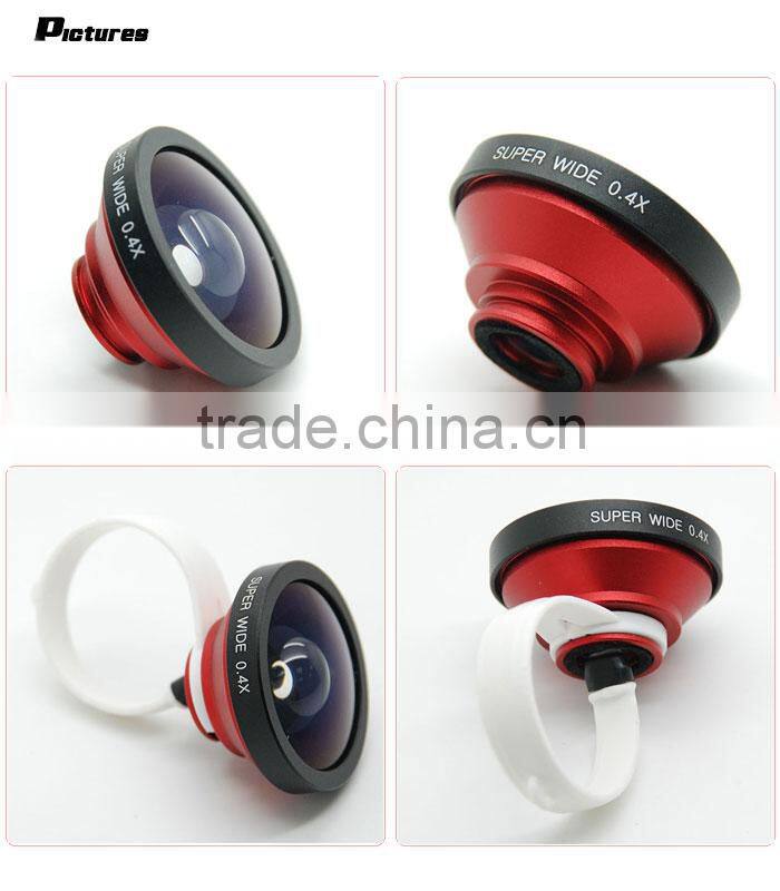 Universal clip 0.4x super wide angle lens for iphone