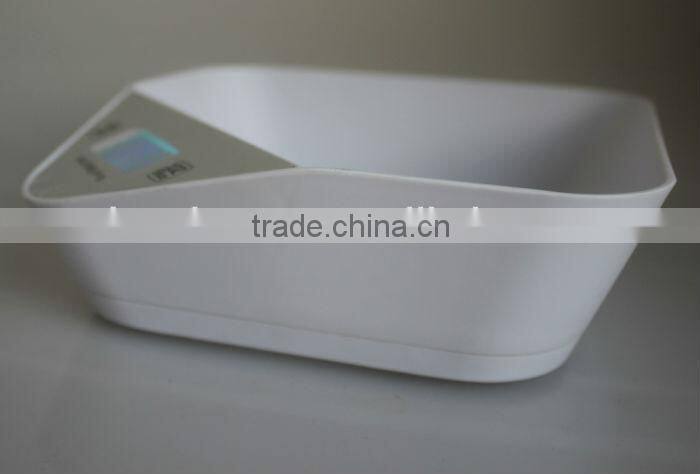 2014 Newly 5kg Digital weight kitchen food tray scale