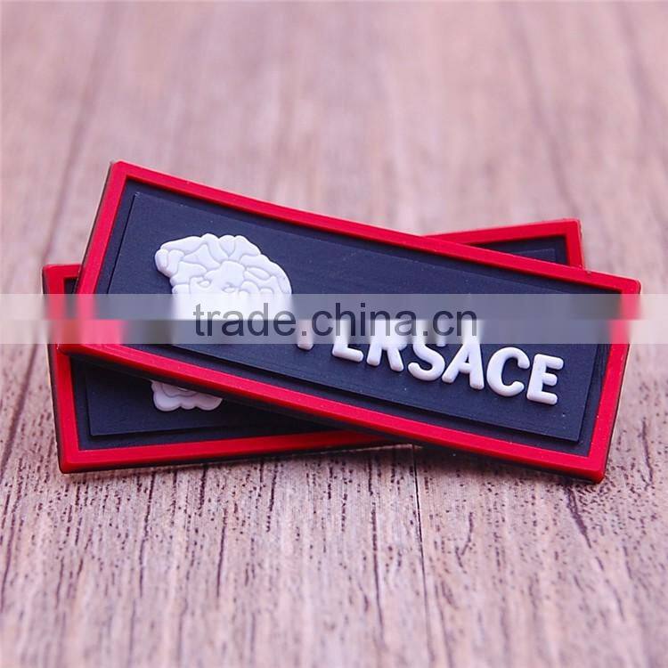 Custom digital printing silicone label for underwear clothing
