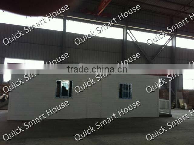 NEW: Luxury prefab house with UPVC wall cladding and WPC veranda