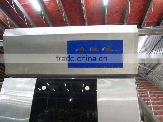 Hot sale 16 trays single door bread dough proofer with steam system