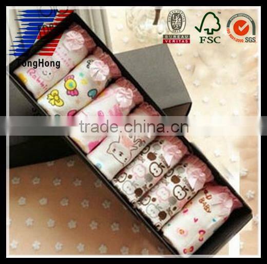 Custom paper packaging box for knickers