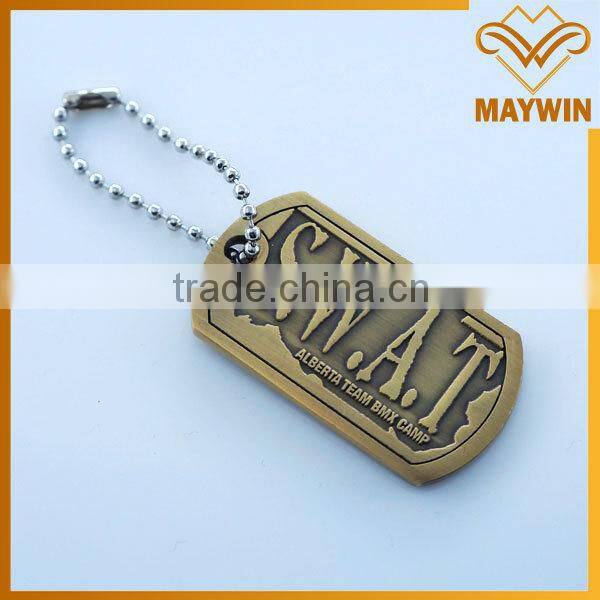 Made in China custom engraved metal dog tag