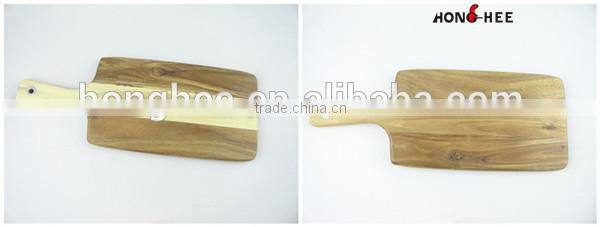Natural Fashion Color Sustainable Cutting Board With 14cm Handle