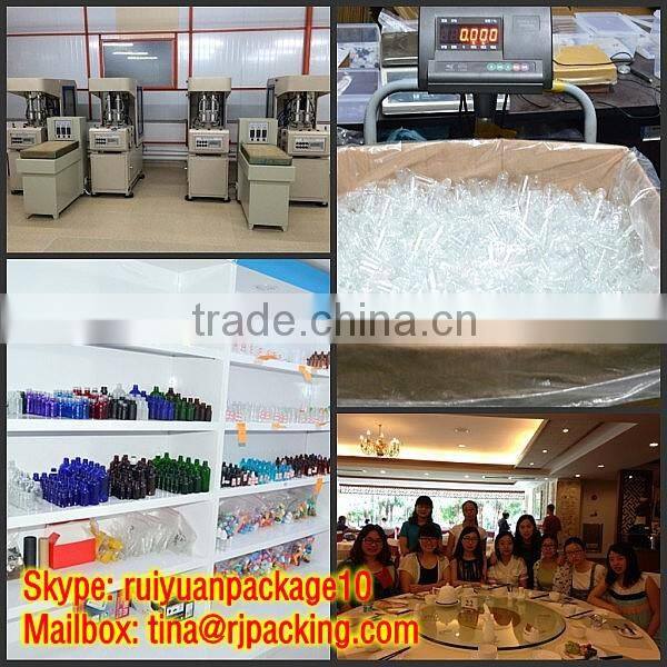 wholesale clear empty fancy twist e-dropper 100ml pet bottle