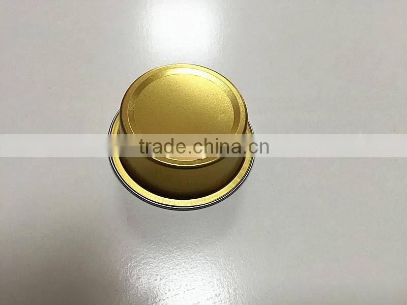 small round baking aluminum container