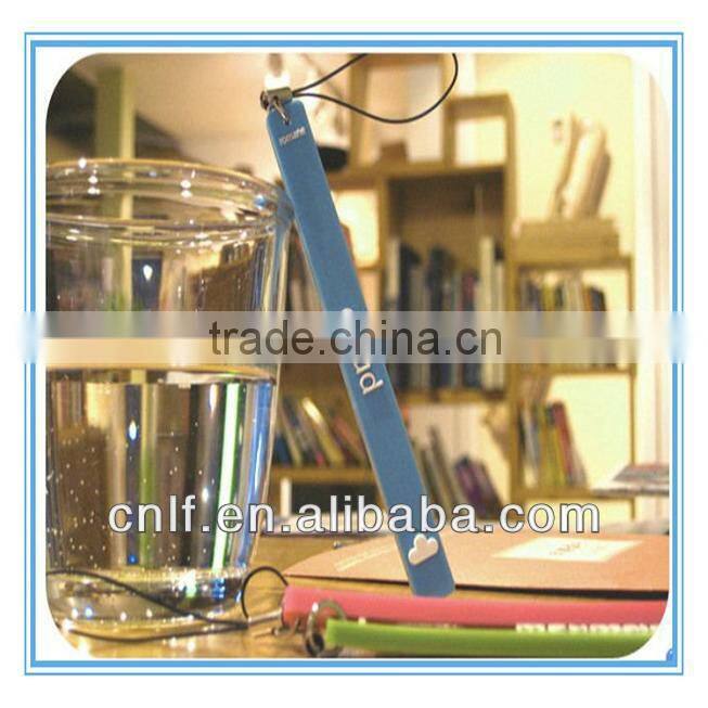 Short and Bright Soft PVC Lanyard for Mobile Phone and Tablet