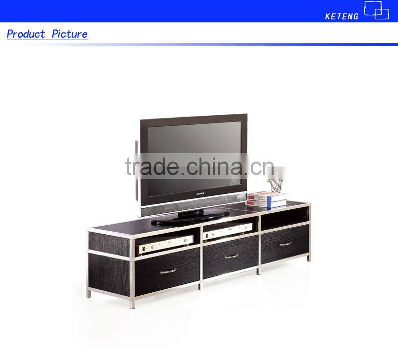 modern stainless steel TV cabinet