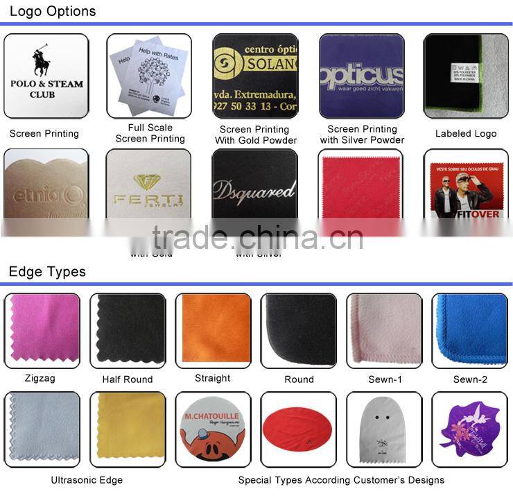 Free Style and Hot Sale Microfiber Eyeglass Cleaning Cloths