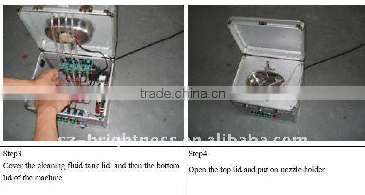 Xaar 1001 / 1002 printhead cleaning machine with ceramic ink