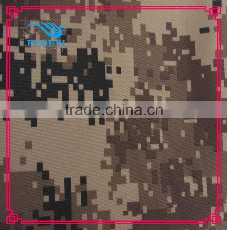Factory directly sale from China textile supplier 100% polyester PVC coated printed fabric