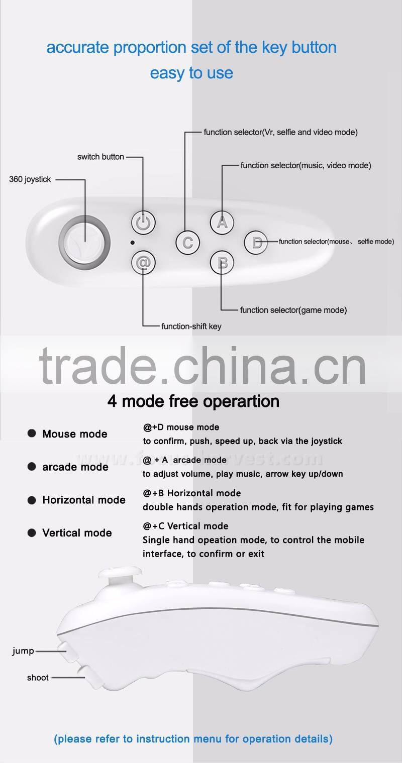 2016 factory direct price bluetooth wireless selfie shutter remote for gaming