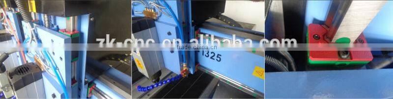 2 Heads 2 Rotary Axis Flat Cylinder Engraving Machine CNC Router DSP A18 4 Axis System ZK-1325