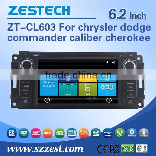 6 inch double din car stereo For JEEP chrysler dodge commander caliber cherokee