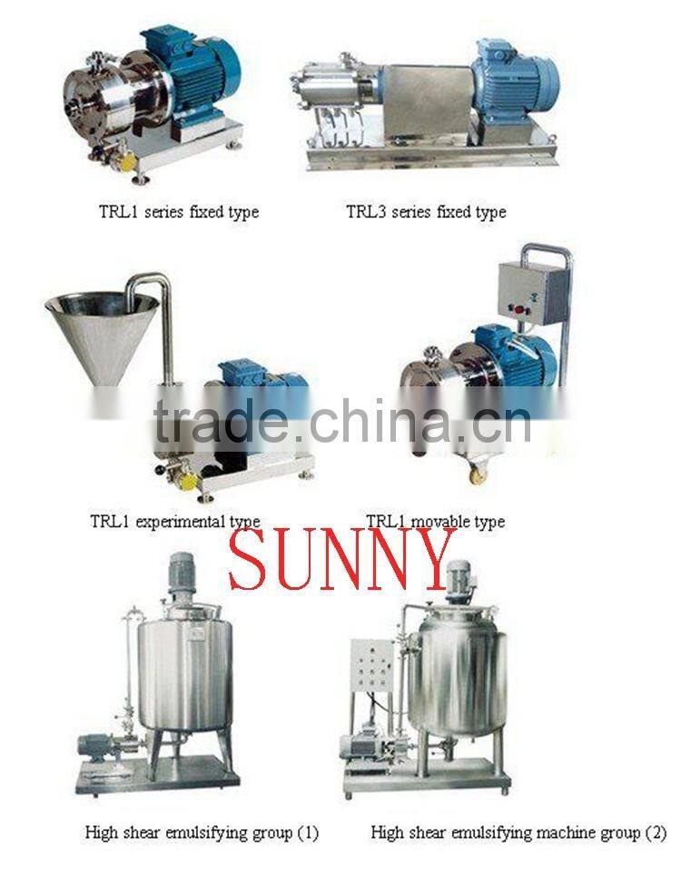 milk homogenizing machine high shear emulsifier emulsion pump