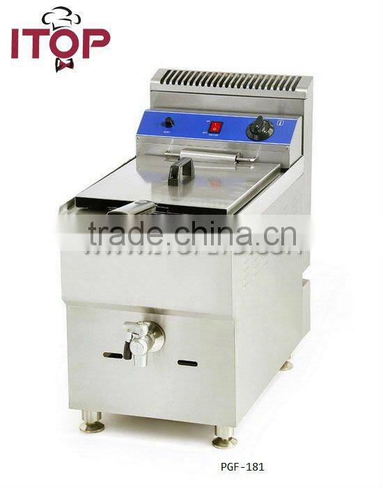 18L Gas fryer with temperature control