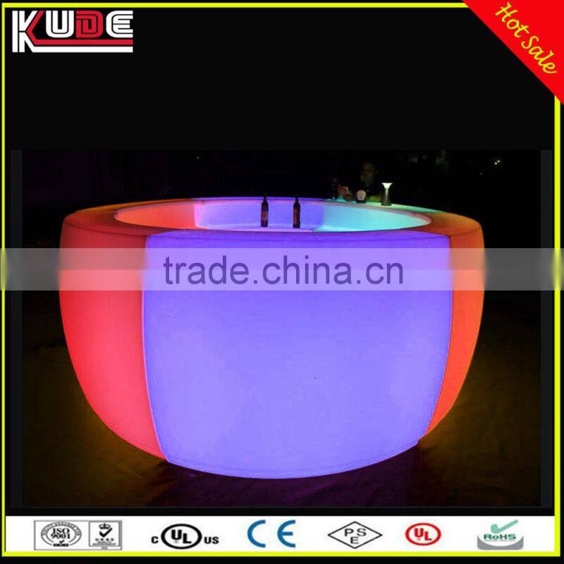 Commercial Furniture Style Modern illuminated LED Bar Counter Curve Light Bar For Club Party