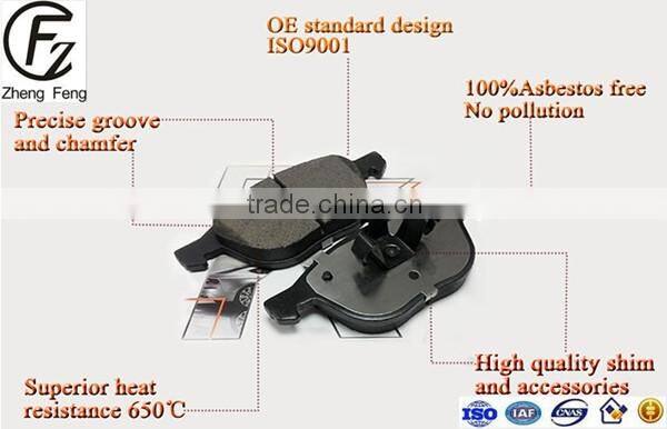 D1354 Toyota Matrix brake pad non-asbestos AUTO SPRARE PARTS BRAKE PADS
