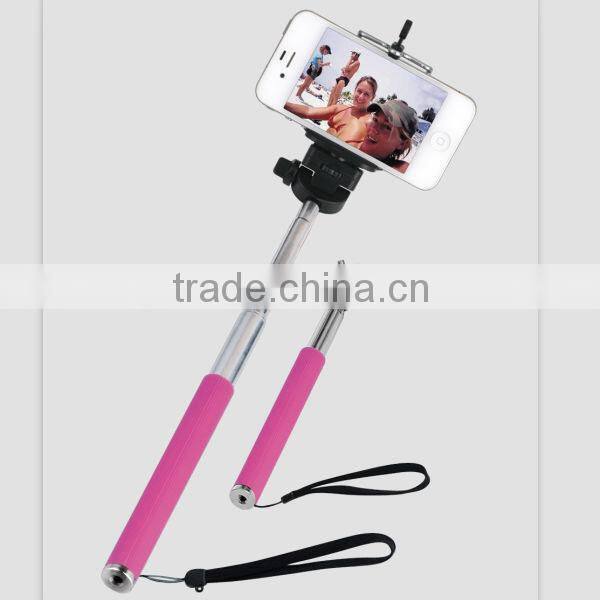 Wholesale S/S Handleheld 360 Degree Rotating Selfie Stick