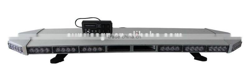 1.2M LED Longer Size warning light bar, 47 Inch Thinnest LED warning light bar with 100W Siren(SR-LWL-150S-Siren) TIR LEDs