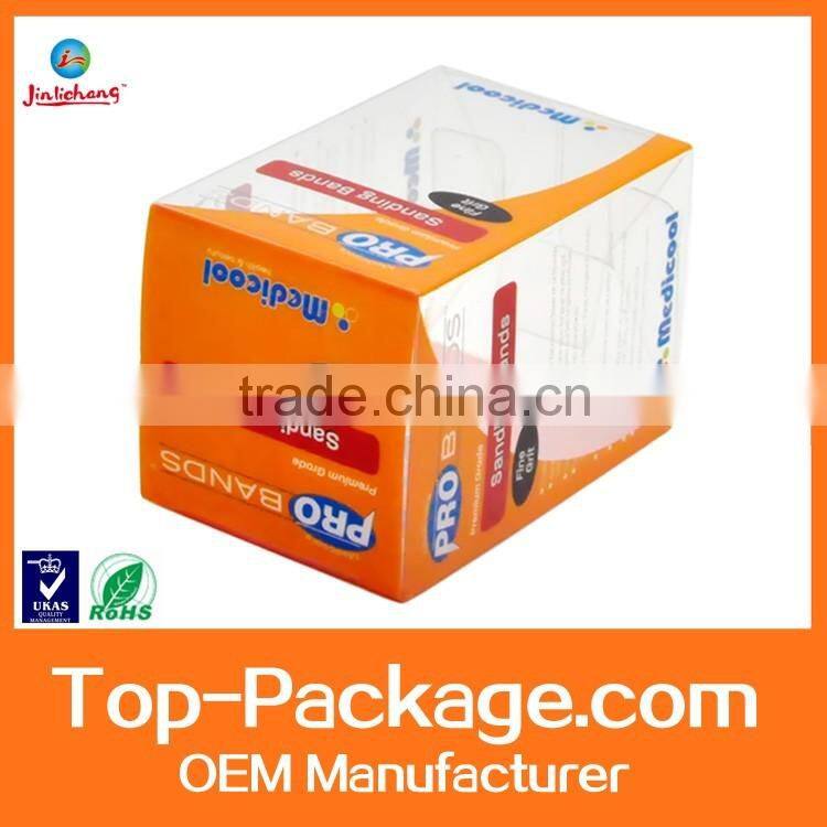 jinlichang unique clear soft crease plastic box