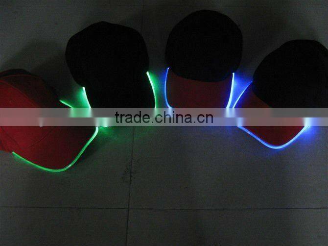 custom mens blank led light baseball cap