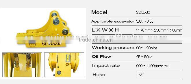 Excavator attachment pile driver for sale Best Selling