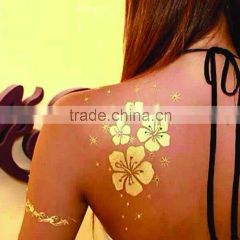 2016 hot sale water transfer tattoo sticker, temporary tatoo sticker