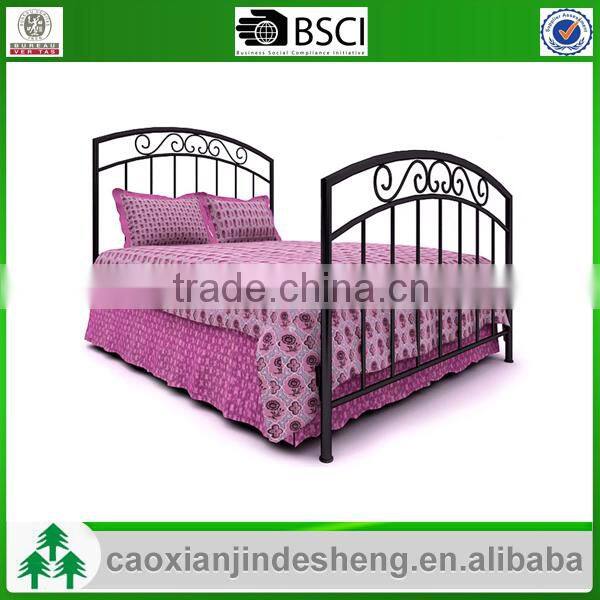 good quality morden design bedroom furniture kids use metal frame double bed