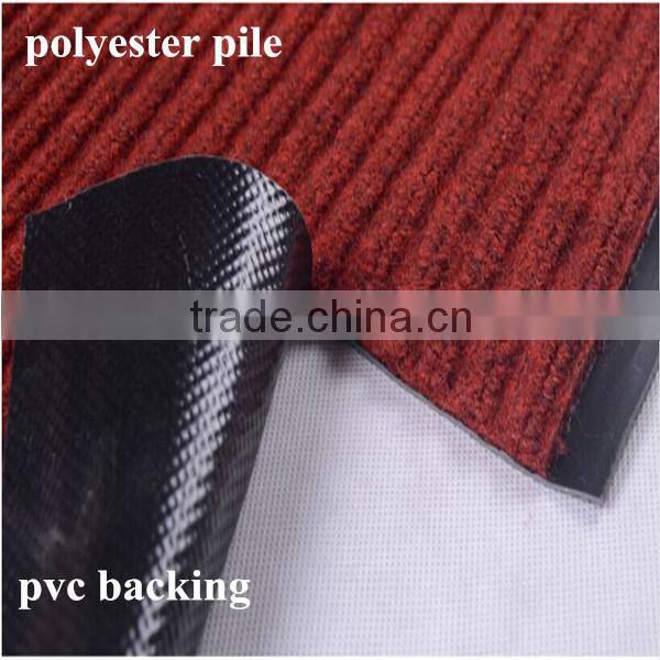 PVC double stripe door mat