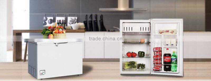 cheap and high quality double door compressor manual defrost refrigerator