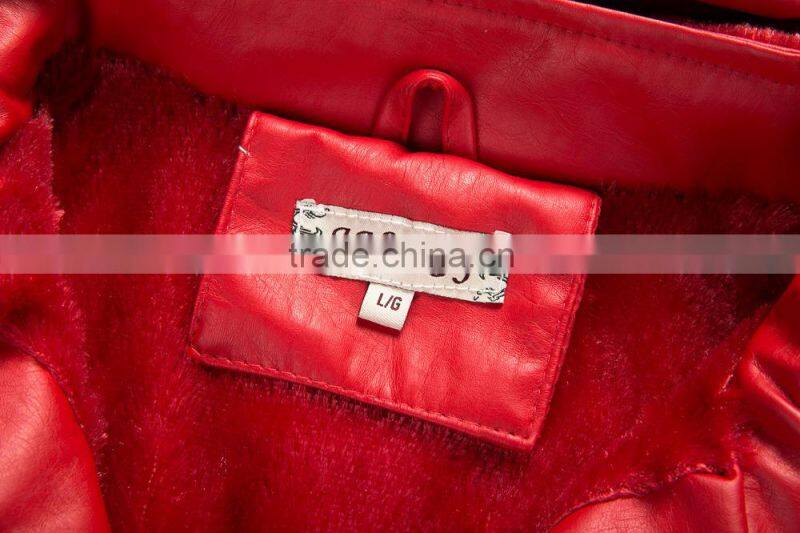 New style quilting jacket customized women's PU leather jacket