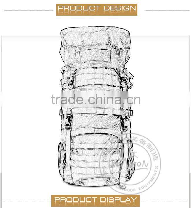 1000D waterproof nylon Large Capacity Load Bearing Backpack with ISO SGS