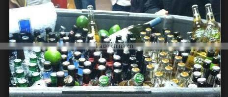 two layer Stainless Steel Mobile Beer Cart(beverage cart)