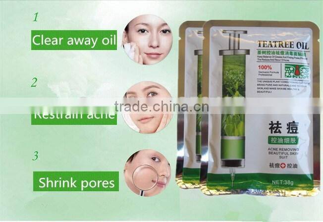 Acne treatment products skin care natural tea tree oil effective anti-acne face mask