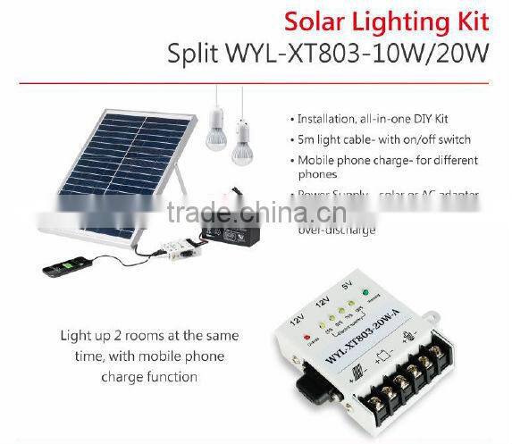 Portable Solar Panel/Small Solar lighting kits 10W 20W