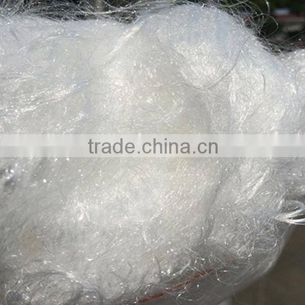 trilobal bright nylon fiber flat white virgin 100%