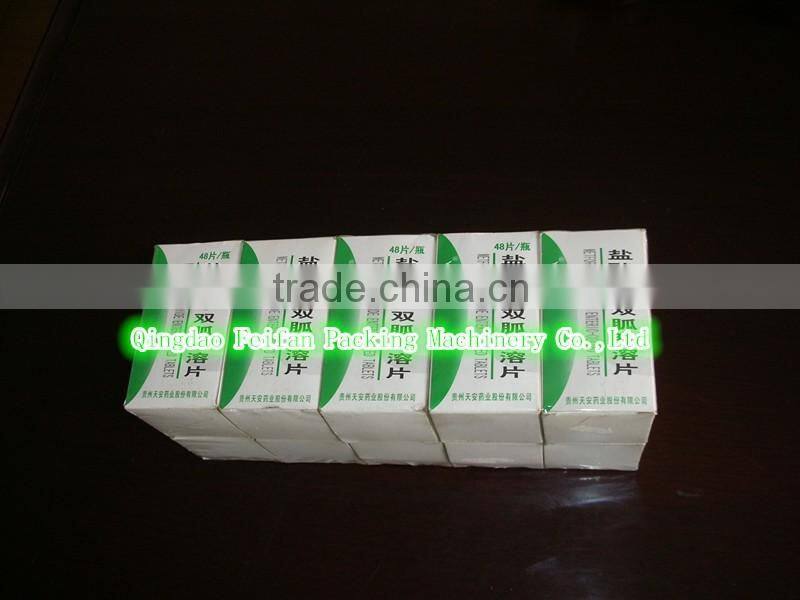 High speed tea box cellophane over wrapping machine